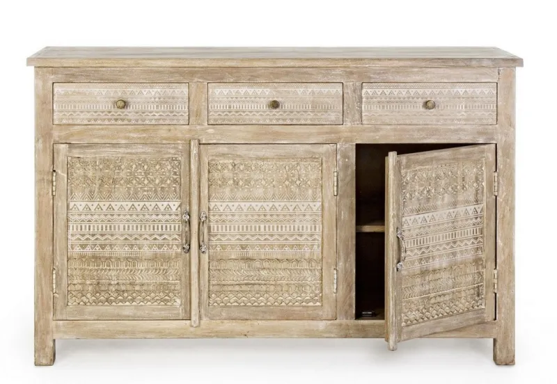 Clearance Bizzotto CREDENZA IN LEGNO 3 ANTE - MAYRA