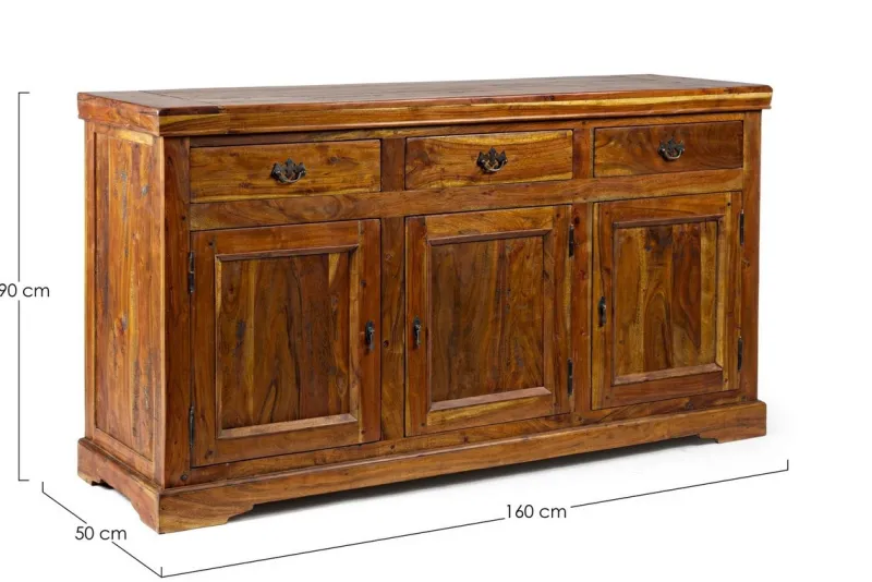 Hot Bizzotto CREDENZA IN LEGNO 3 ANTE- CHATEAUX