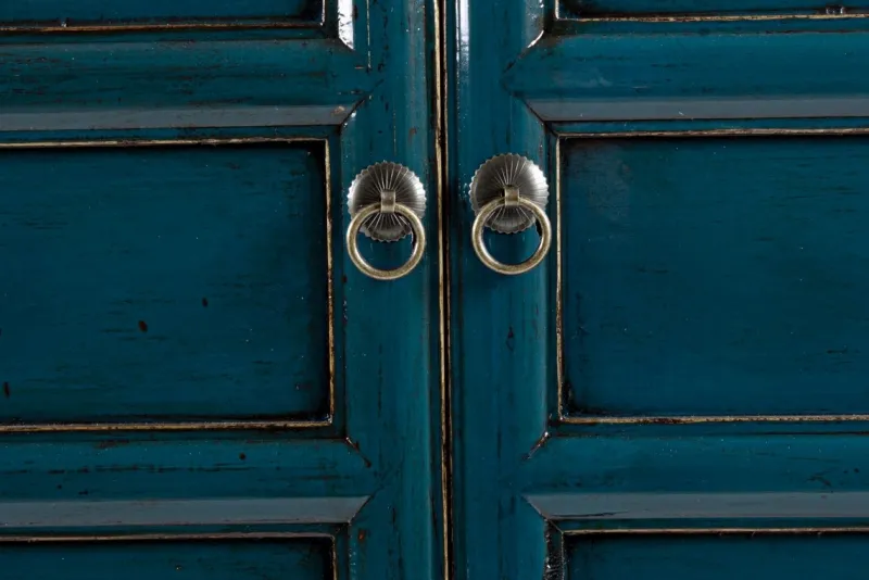 Sale Bizzotto CREDENZA IN LEGNO BLU - JINAN