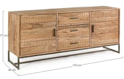 Bizzotto CREDENZA IN LEGNO L - ELMER
