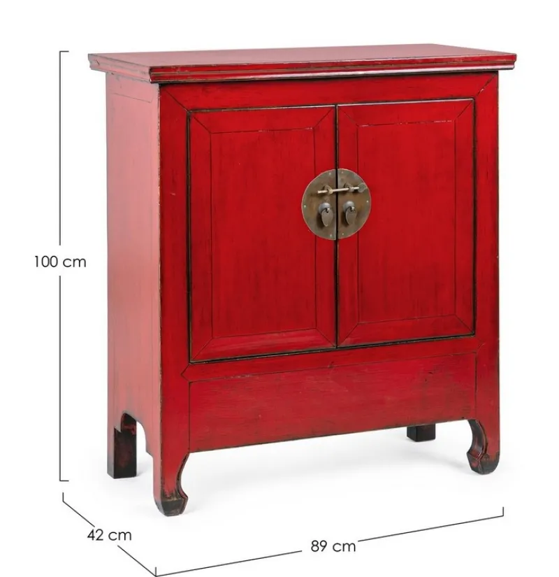 Sale Bizzotto CREDENZA IN LEGNO ROSSO - JINAN