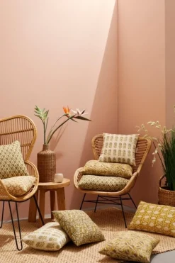 Outlet Bizzotto CUSCINO CHAMBERY OCRA C-FIORE ROS 40X60