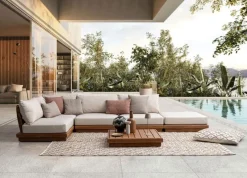 Bizzotto CUSCINO CHANDER BIANCO-NATURALE 80X80