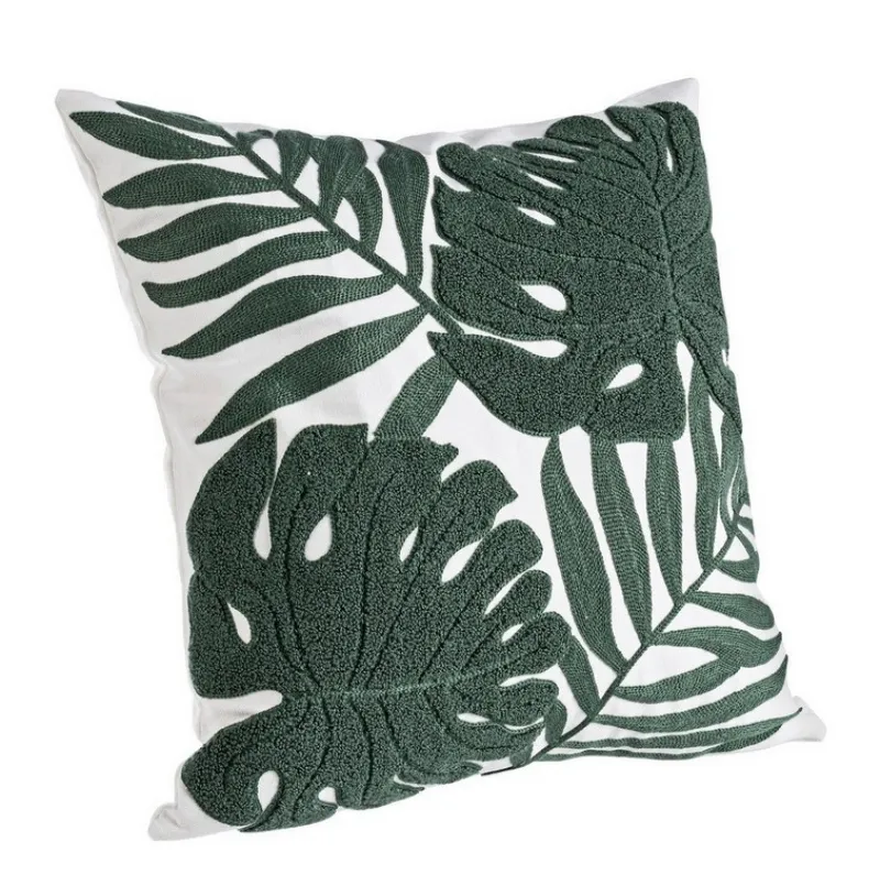 Clearance Bizzotto CUSCINO CON RICAMO FOGLIE 45X45