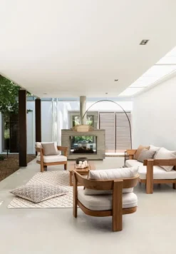 Bizzotto CUSCINO DHAWAN NERO-NATURALE 80X80