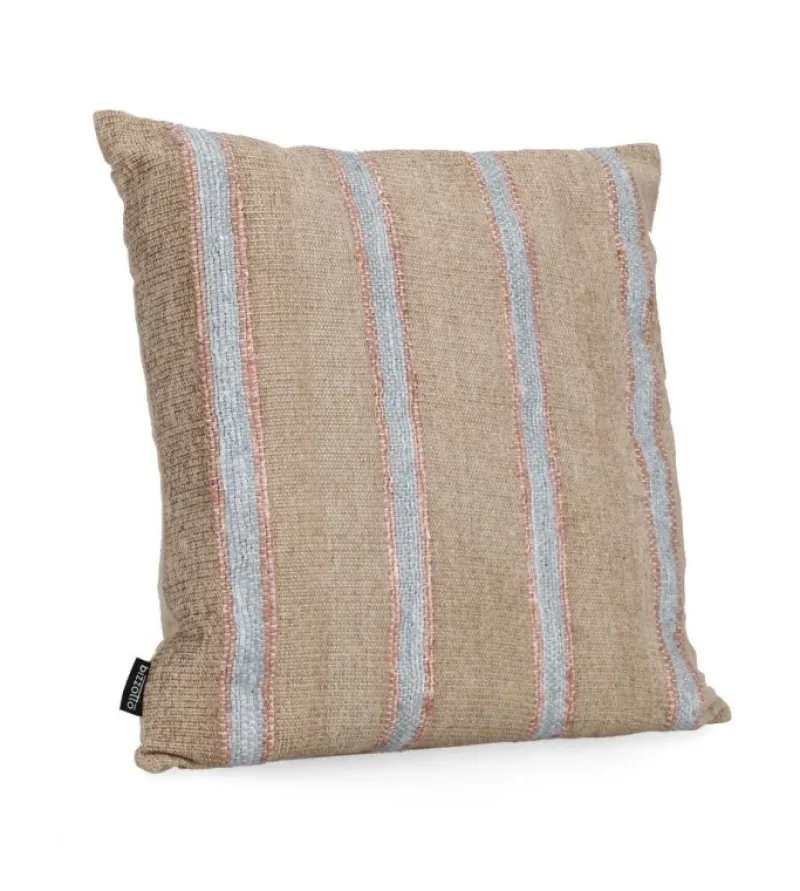 Hot Bizzotto CUSCINO JAWLA NATURALE BLU 50X50