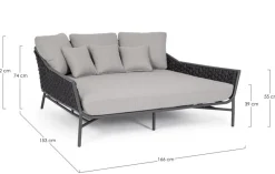 Best Bizzotto DAYBED C-C EVERLY ANTR QS22/GRAPHITE