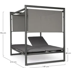New Bizzotto DAYBED KONNOR ANTRACITE CX23
