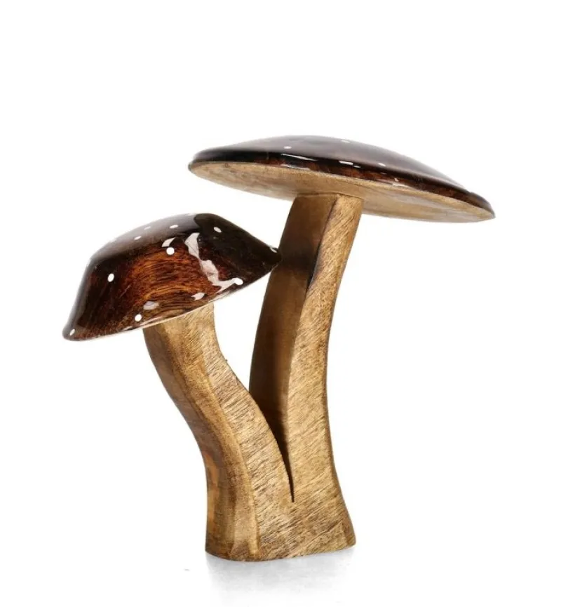 Sale Bizzotto DECOR FUNGO 2F JASPER STAND MARRONE-NAT