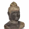 Hot Bizzotto DECORAZIONE BUDDHA TESTA GRIGI ORO H45