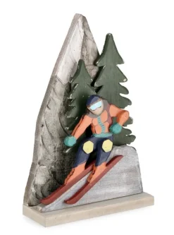 Clearance Bizzotto DECORAZIONE ALPBACH SCIATORE C-PINO H29