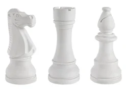 Hot Bizzotto DECORAZIONE CHESS 3FIGURE BIANCO ASS3
