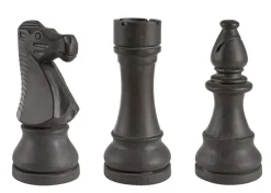 Sale Bizzotto DECORAZIONE CHESS 3FIGURE ANTRACITE ASS3