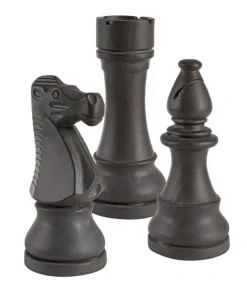 Sale Bizzotto DECORAZIONE CHESS 3FIGURE ANTRACITE ASS3