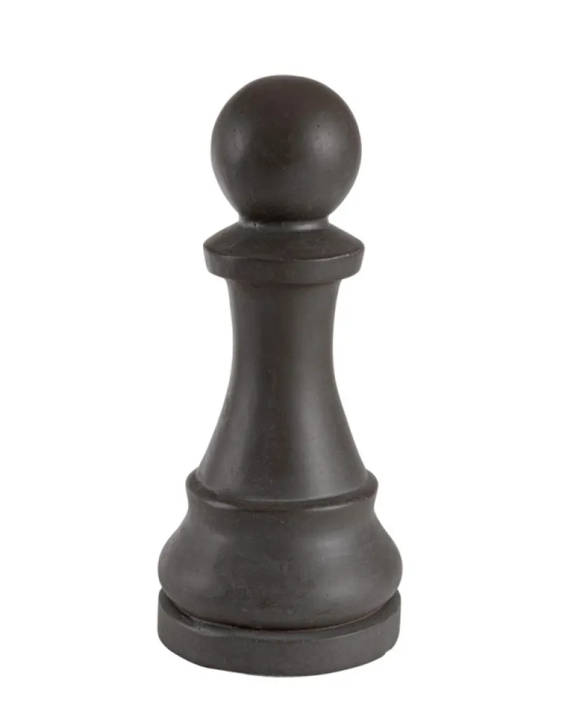 Clearance Bizzotto DECORAZIONE CHESS PEDONE ANTRACITE