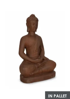 Sale Bizzotto DECORAZIONE MEILI BUDDHA SEDUT RUSTY H75