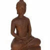Clearance Bizzotto DECORAZIONE MEILI BUDDHA SEDUT RUSTY H49