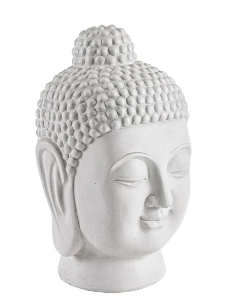 Hot Bizzotto DECORAZIONE PATTAYA TESTA BUDDHA BIANCO
