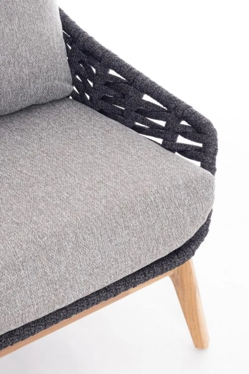 Outlet Bizzotto DIVANO 2/3 POSTI ANTRACITE - TAMIRES