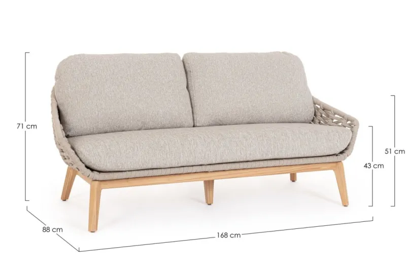 Sale Bizzotto DIVANO 2/3 POSTI BEIGE - TAMIRES