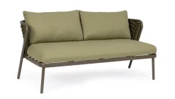 Discount Bizzotto DIVANO 2 POSTI OLIV QS24 - HARLOW