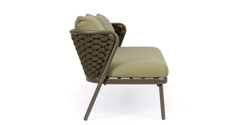 Discount Bizzotto DIVANO 2 POSTI OLIV QS24 - HARLOW