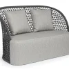 Clearance Bizzotto DIVANO CON CUSCINI ANTRACITE - CUYEN