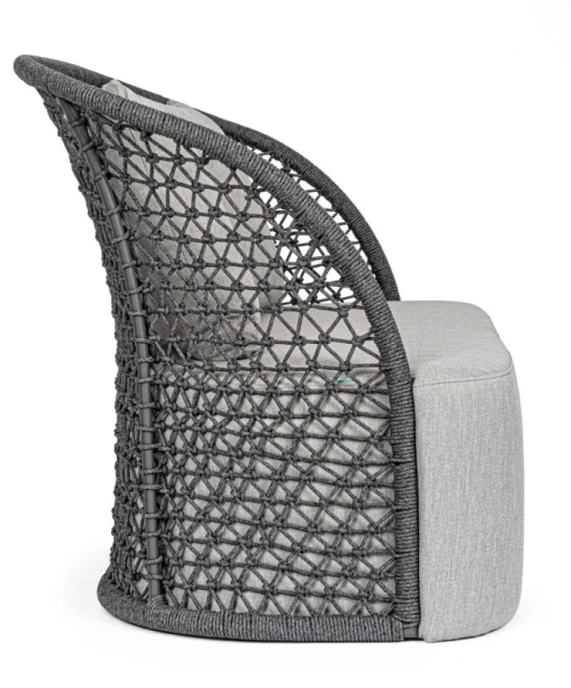 Clearance Bizzotto DIVANO CON CUSCINI ANTRACITE - CUYEN