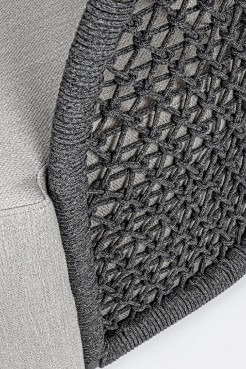 Clearance Bizzotto DIVANO CON CUSCINI ANTRACITE - CUYEN