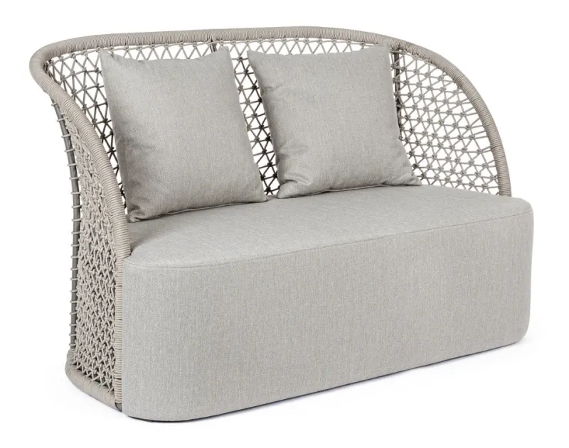 Clearance Bizzotto DIVANO CON CUSCINI SABBIA - CUYEN