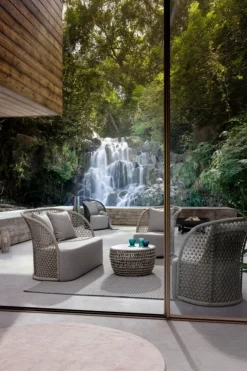 Clearance Bizzotto DIVANO CON CUSCINI SABBIA - CUYEN