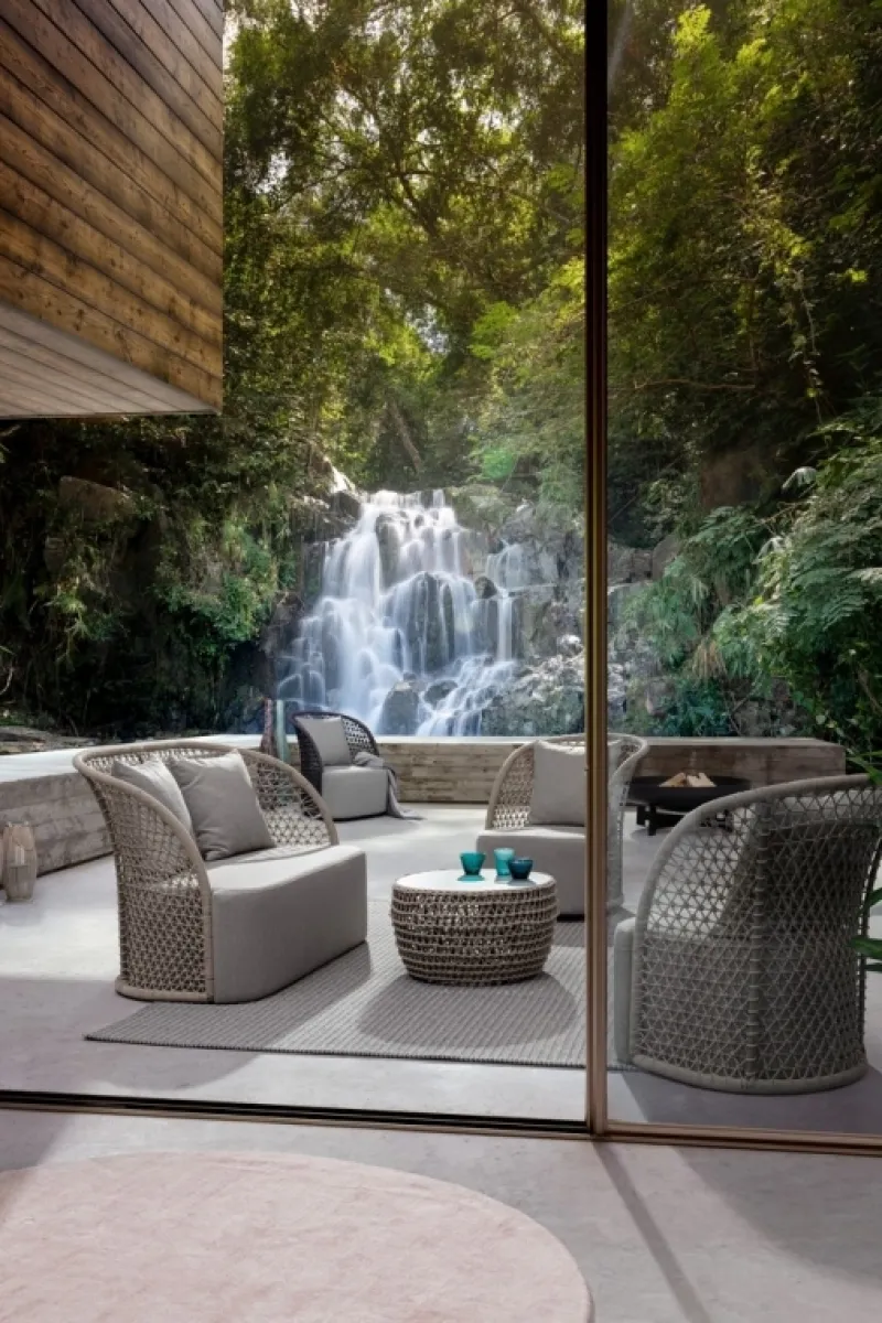 Clearance Bizzotto DIVANO CON CUSCINI SABBIA - CUYEN