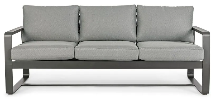 Clearance Bizzotto DIVANO IN ALLUMINIO ANTRACITE YK13 - MERRIGAN