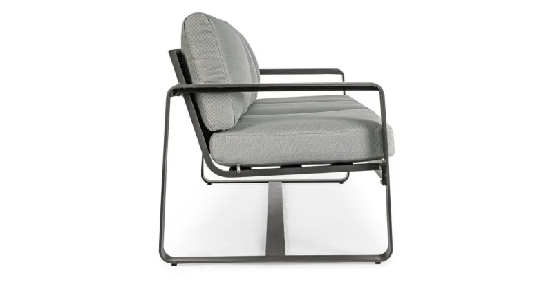 Clearance Bizzotto DIVANO IN ALLUMINIO ANTRACITE YK13 - MERRIGAN