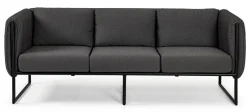 New Bizzotto DIVANO IN ALLUMINIO ANTRACITE- PIXEL