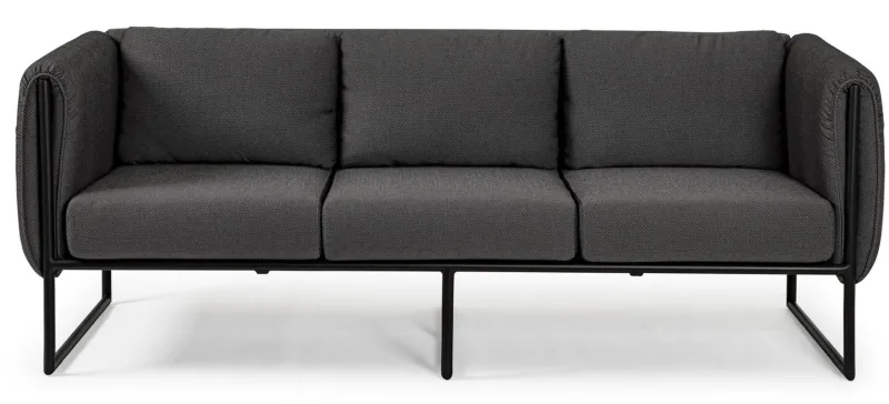 New Bizzotto DIVANO IN ALLUMINIO ANTRACITE- PIXEL