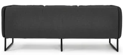 New Bizzotto DIVANO IN ALLUMINIO ANTRACITE- PIXEL