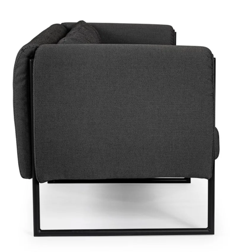 New Bizzotto DIVANO IN ALLUMINIO ANTRACITE- PIXEL