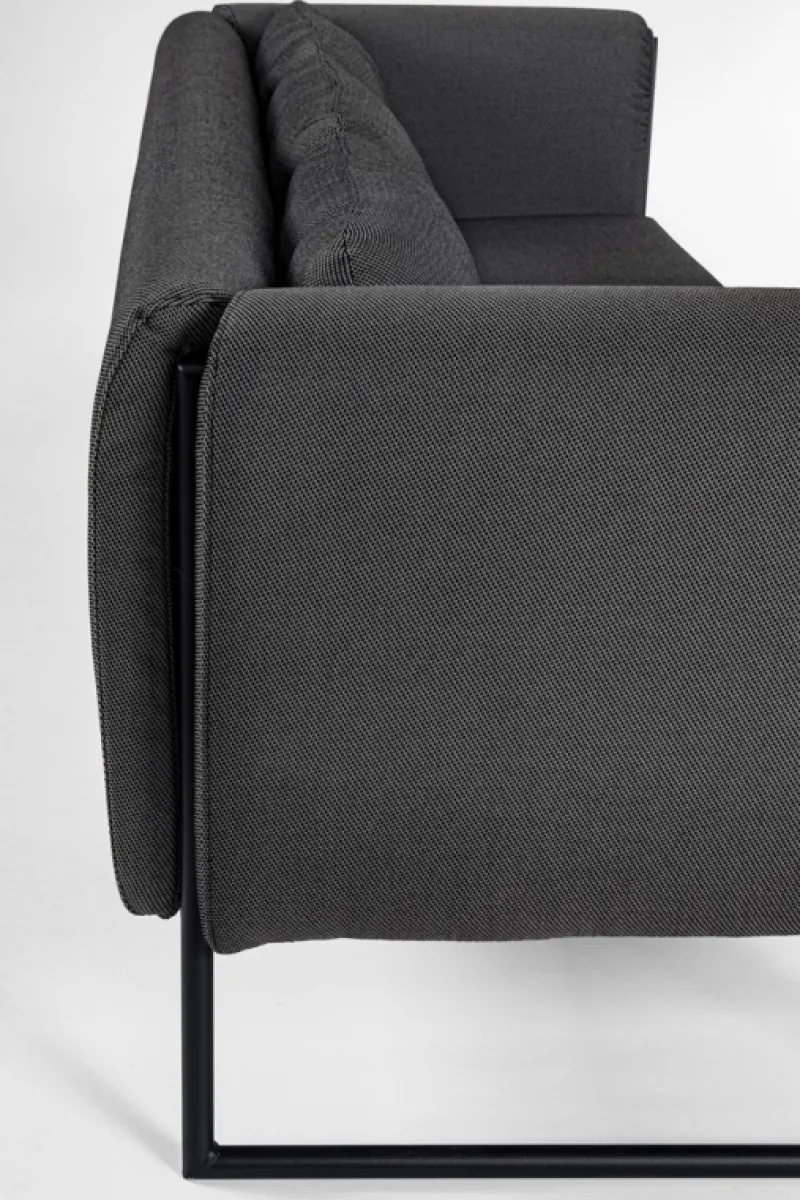 New Bizzotto DIVANO IN ALLUMINIO ANTRACITE- PIXEL