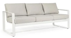 Bizzotto DIVANO IN ALLUMINIO BIANCO YK11 - MERRIGAN