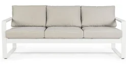 Bizzotto DIVANO IN ALLUMINIO BIANCO YK11 - MERRIGAN