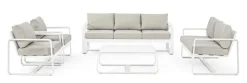 Bizzotto DIVANO IN ALLUMINIO BIANCO YK11 - MERRIGAN