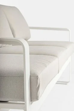 Bizzotto DIVANO IN ALLUMINIO BIANCO YK11 - MERRIGAN