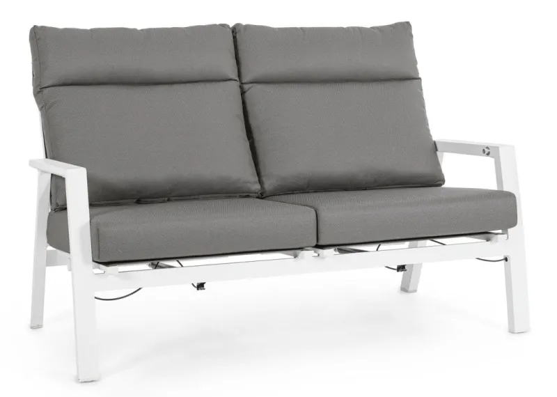 Discount Bizzotto DIVANO IN ALLUMINIO BIANCO JX11 - KLEDI