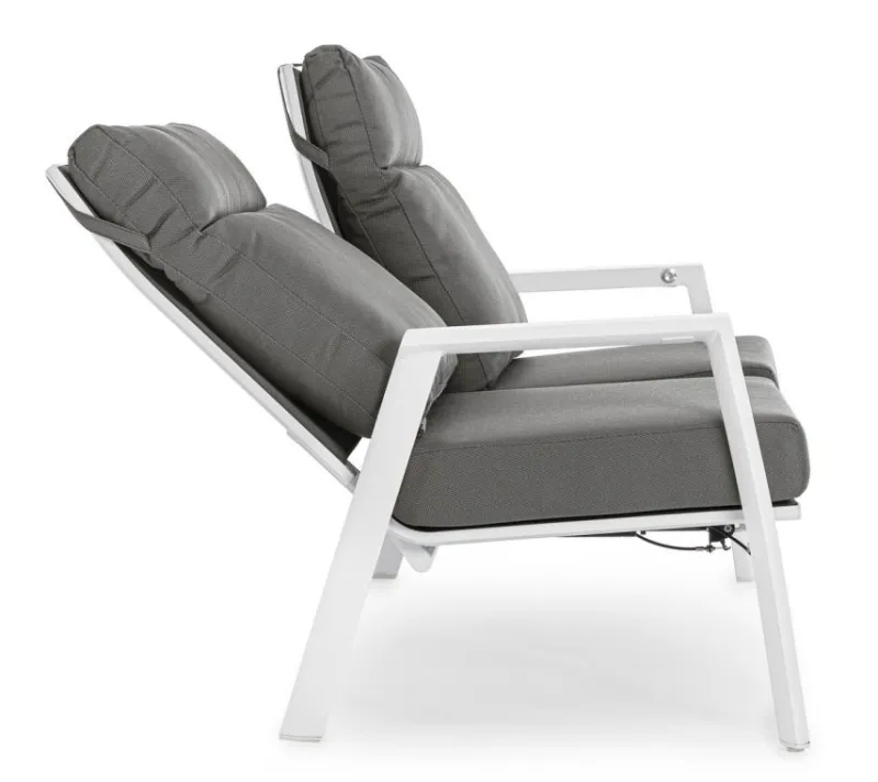 Discount Bizzotto DIVANO IN ALLUMINIO BIANCO JX11 - KLEDI