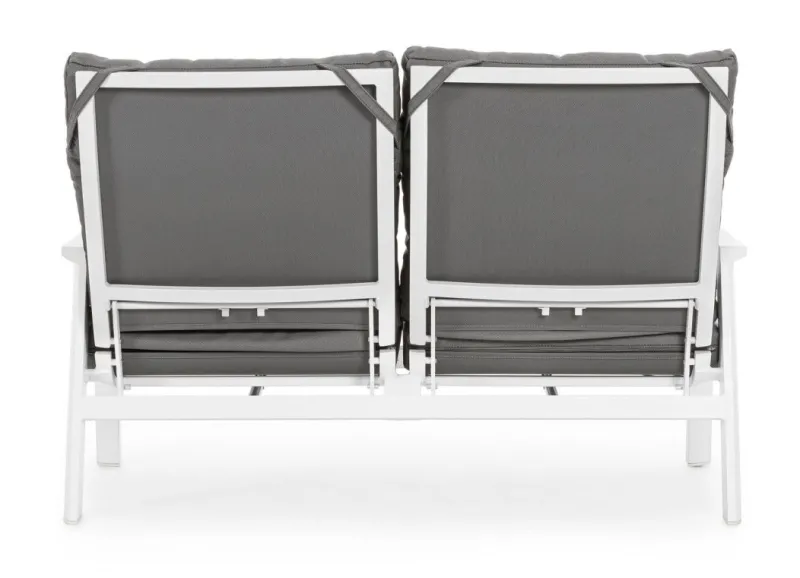 Discount Bizzotto DIVANO IN ALLUMINIO BIANCO JX11 - KLEDI