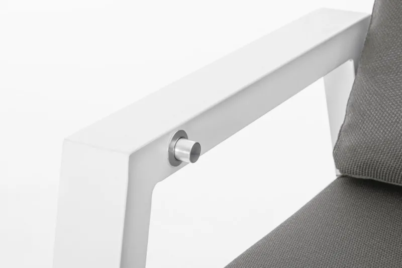 Discount Bizzotto DIVANO IN ALLUMINIO BIANCO JX11 - KLEDI
