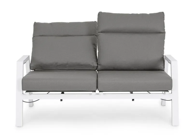 Discount Bizzotto DIVANO IN ALLUMINIO BIANCO JX11 - KLEDI