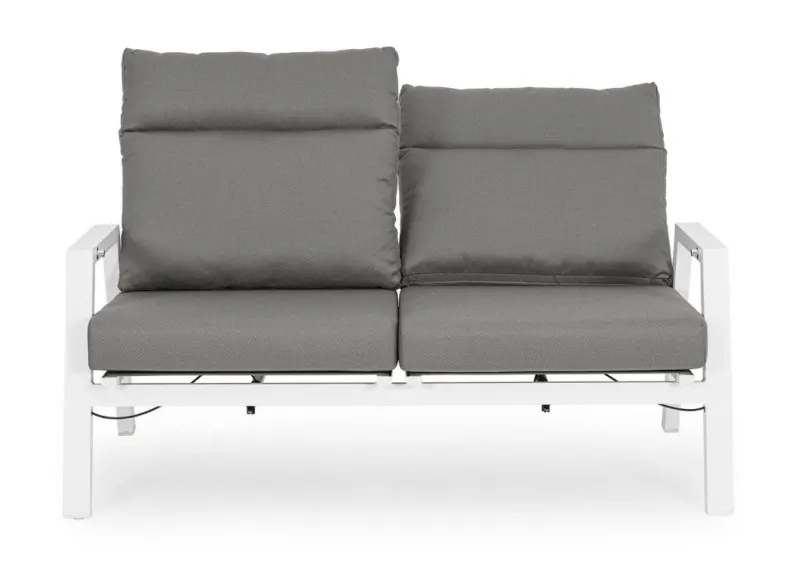 Discount Bizzotto DIVANO IN ALLUMINIO BIANCO JX11 - KLEDI