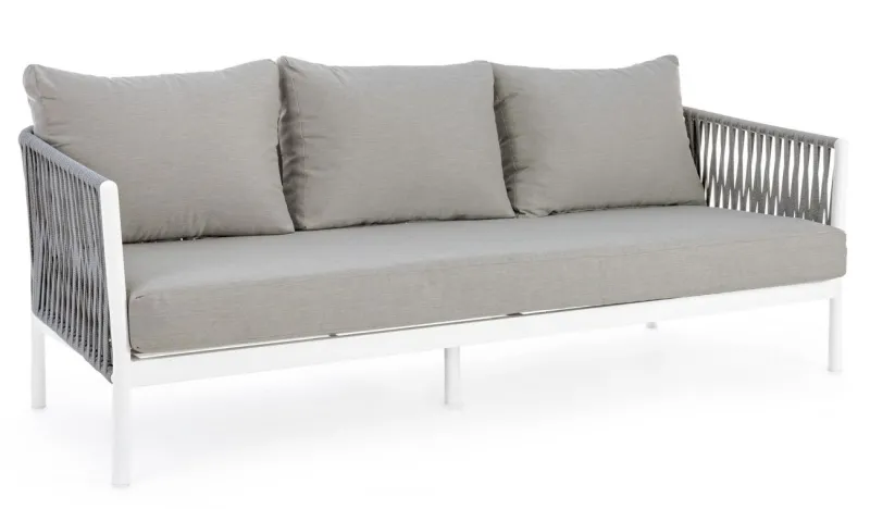Best Bizzotto DIVANO IN CORDA PER ESTERNO BIANCO WG20 - FLORENCIA